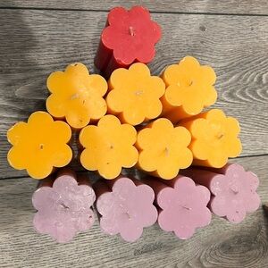 Floral Scented Candle Set 12